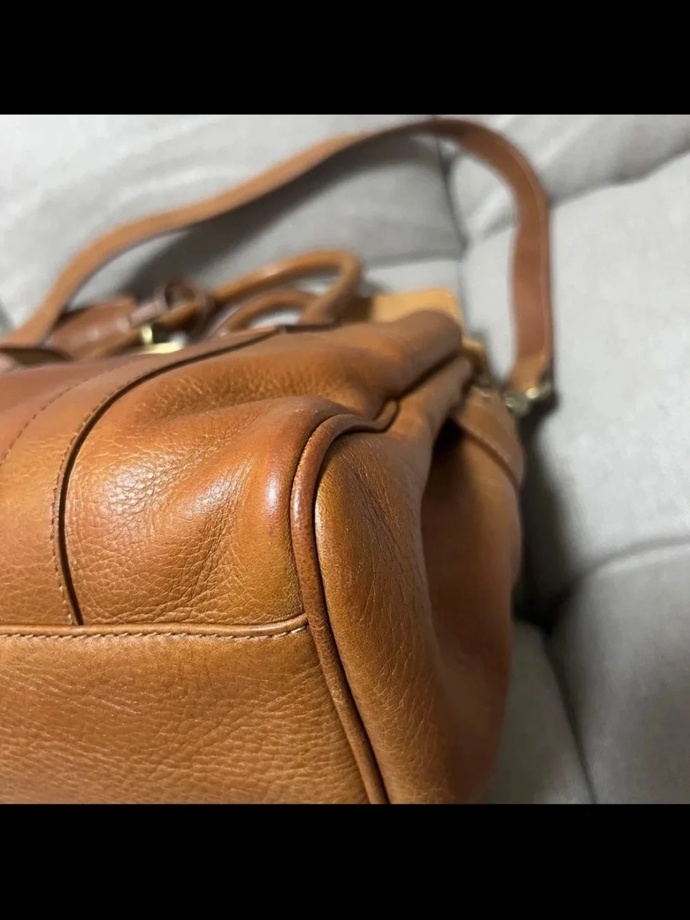 Mulberry structured satchel